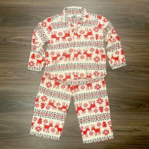 Hanna Andersson size 5 Deer Deer PJ set